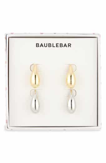 BaubleBar Set of 2 Two-Tone Teardrop Stud Earrings