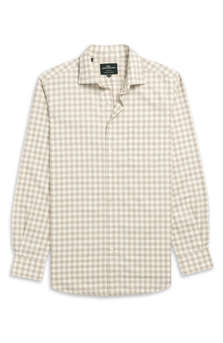 Rodd & Gunn Haydon Gingham Cotton Button-Up Shirt, Main, color, Straw