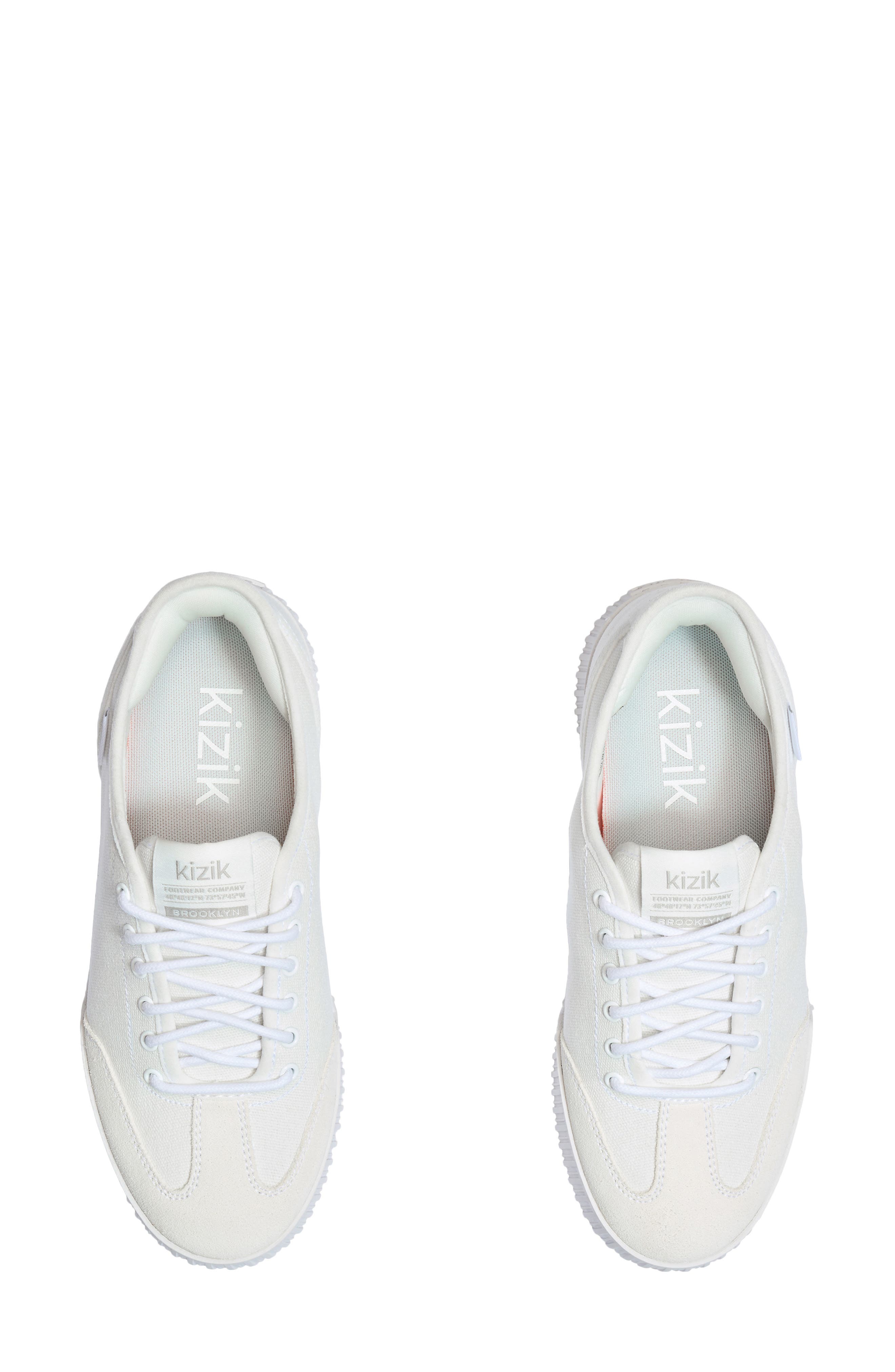 Kizik Brooklyn Hands-Free Sneaker, Alternate, color, Bright White