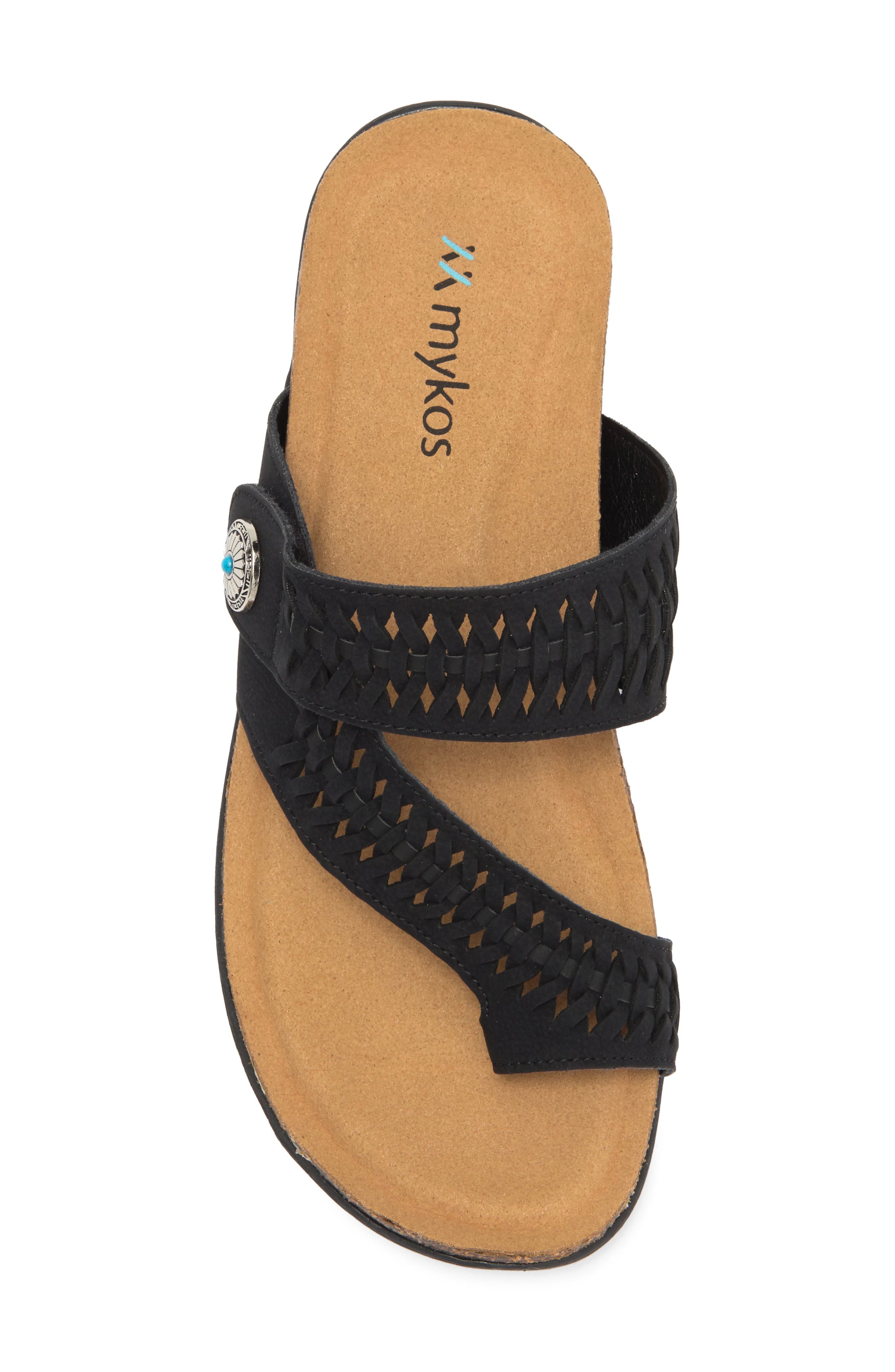 Mykos Scarlett Sandal, Alternate, color, Black