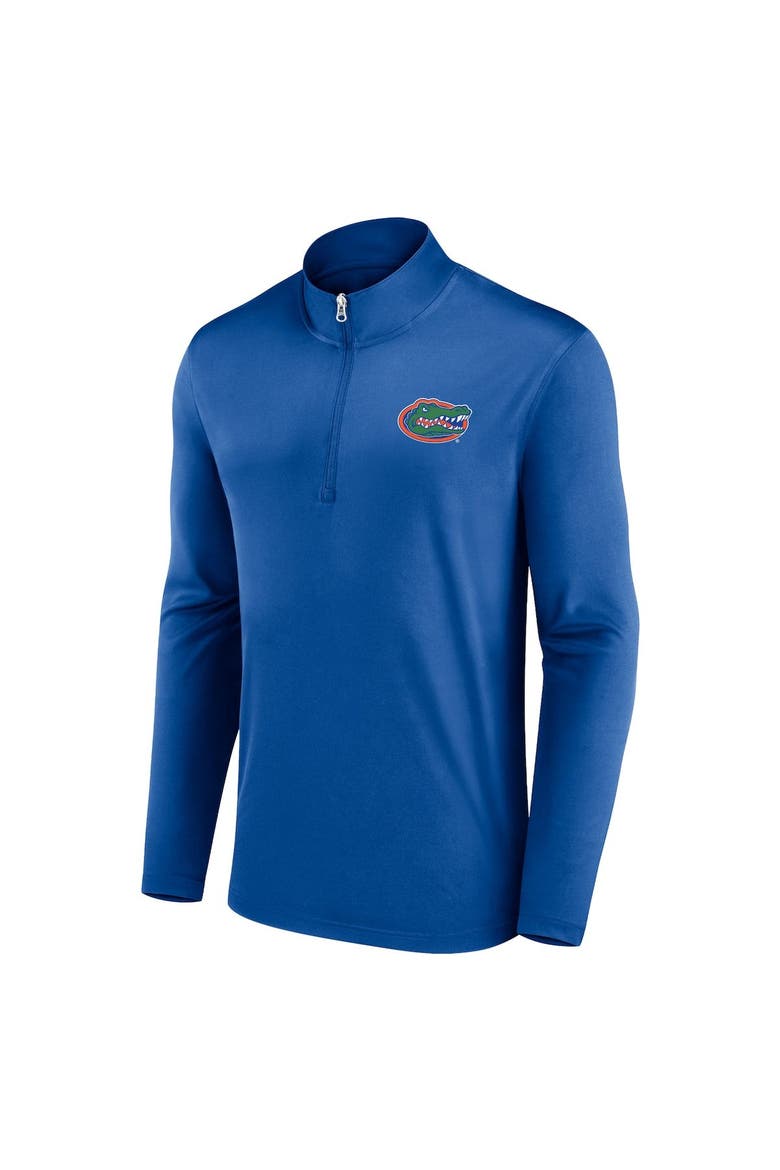 Men's Fanatics Royal Florida Gators Underdog Mindset Quarter-Zip Top, Alternate, color, Royal