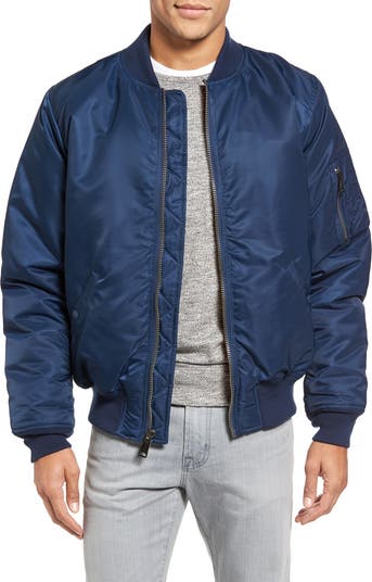 Schott NYC Water Resistant MA-1 Flight Jacket | Nordstrom Schott NYC Water Resistant MA-1 Flight Jacket | Nordstrom