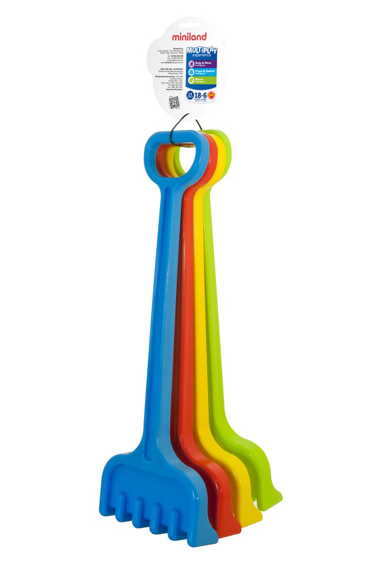 Set Of 4 Super Rakes, Main, color, Multi