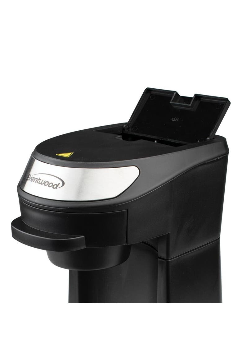 Single Serve Coffee Maker with Mug, Alternate, color, Black