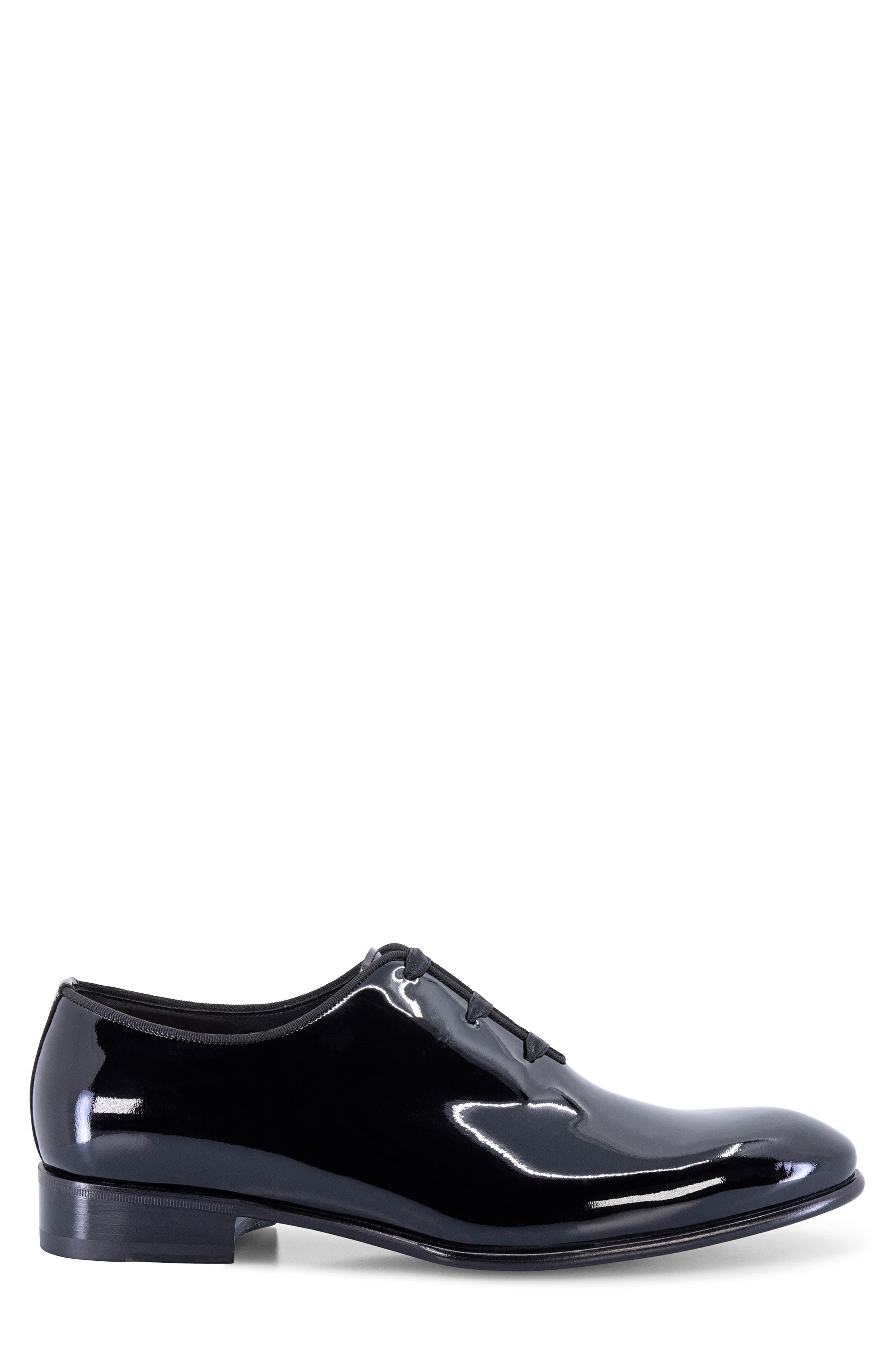 Santoni Padova Oxford, Alternate, color, Black-N01