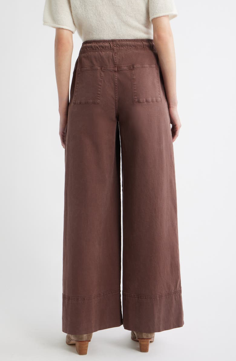 Drawstring Wide Leg Pants