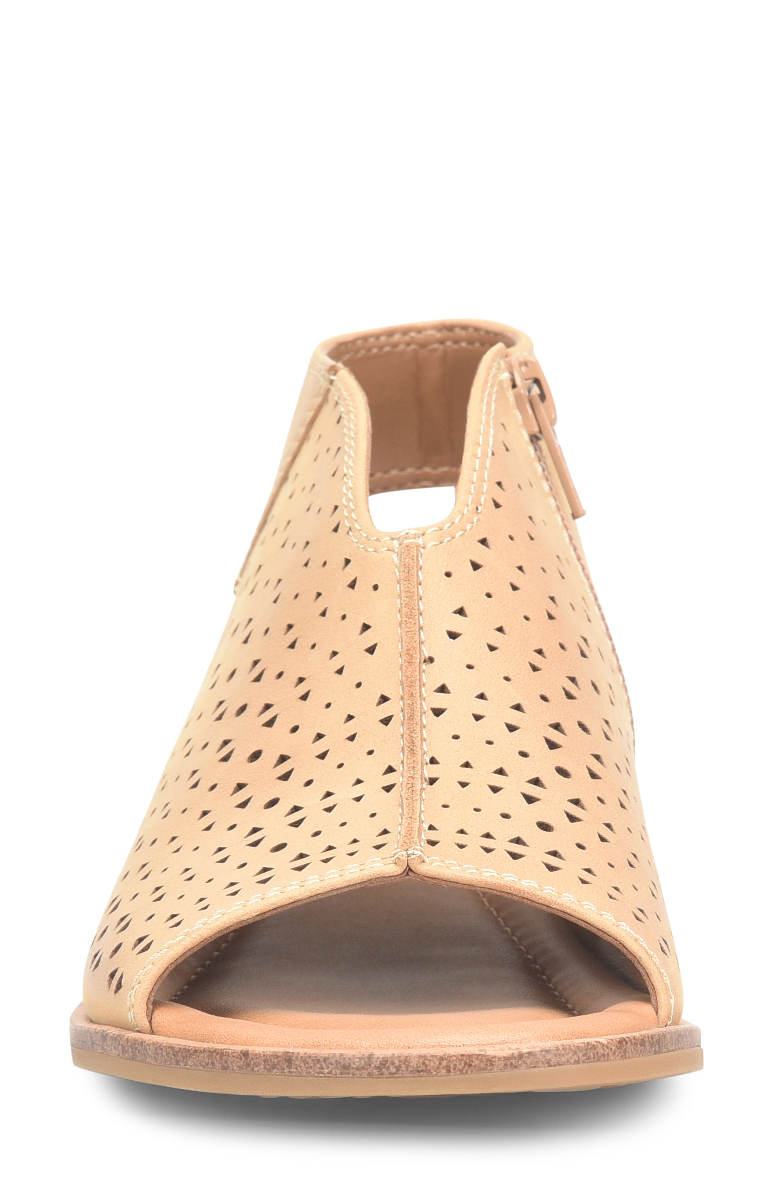 Delsie Cutout Sandal, Alternate, color, NEW CARAMEL