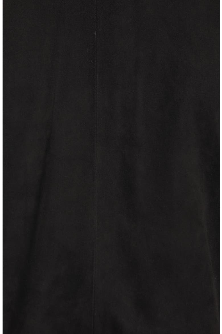 Suede Bomber Jacket, Alternate, color, BLACK