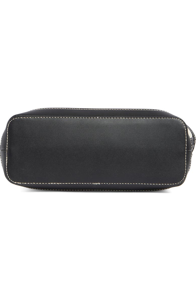 Sam Edelman Fitz Canvas Shopper Tote Bag, Alternate, color, Cream/Black