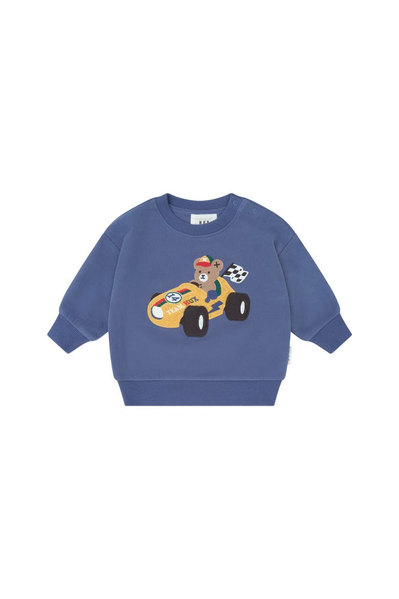 Vroom Vroom Hux Sweatshirt, Main, color, Vintage Blue