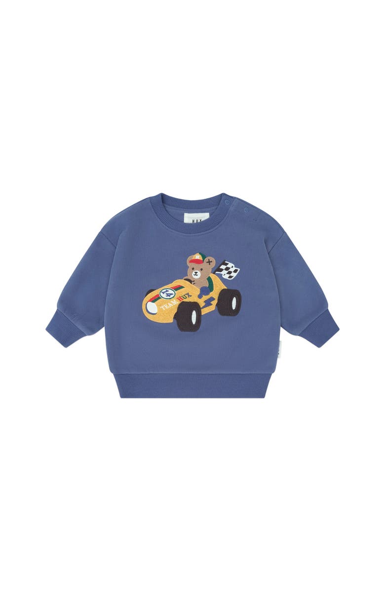 Huxbaby Vroom Vroom Hux Sweatshirt, Main, color, Vintage Blue