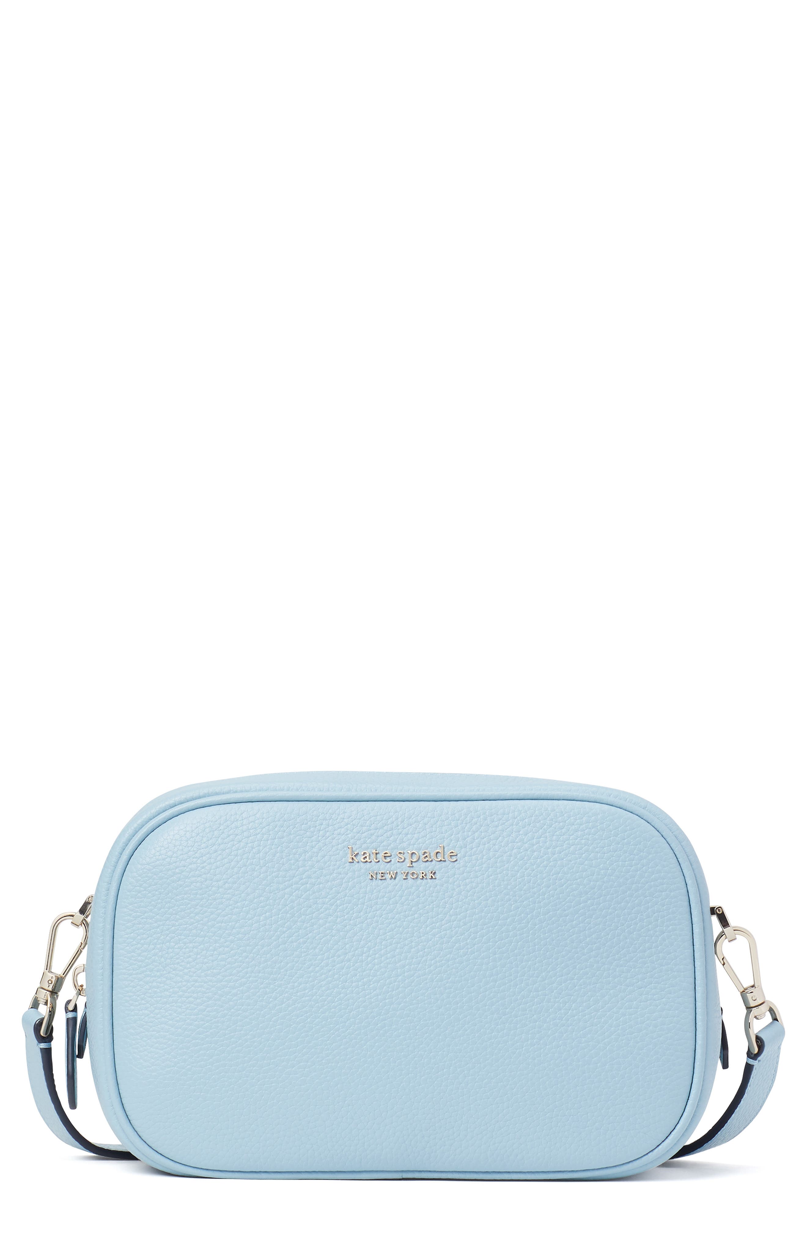 Kate Spade New York astrid medium pebbled leather camera bag, Main, color, 