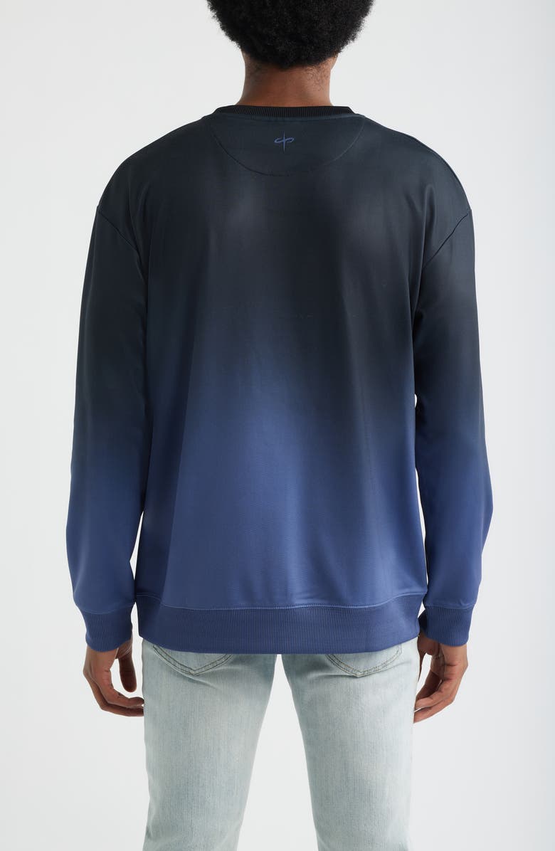 SANTO STUDIO Tempo Faded Crewneck Sweatshirt - Arman Tsarukyan Edition, Alternate, color, Black Fade