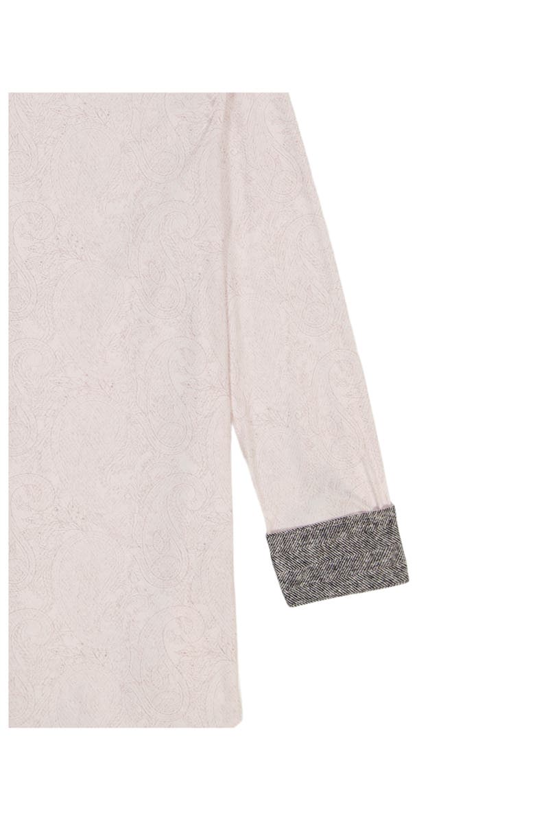 Robert Graham Thurston Paisley Knit Button-Up Shirt, Alternate, color, Light Pink