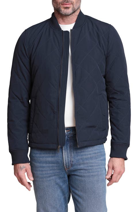 Quilted Bomber Jacket