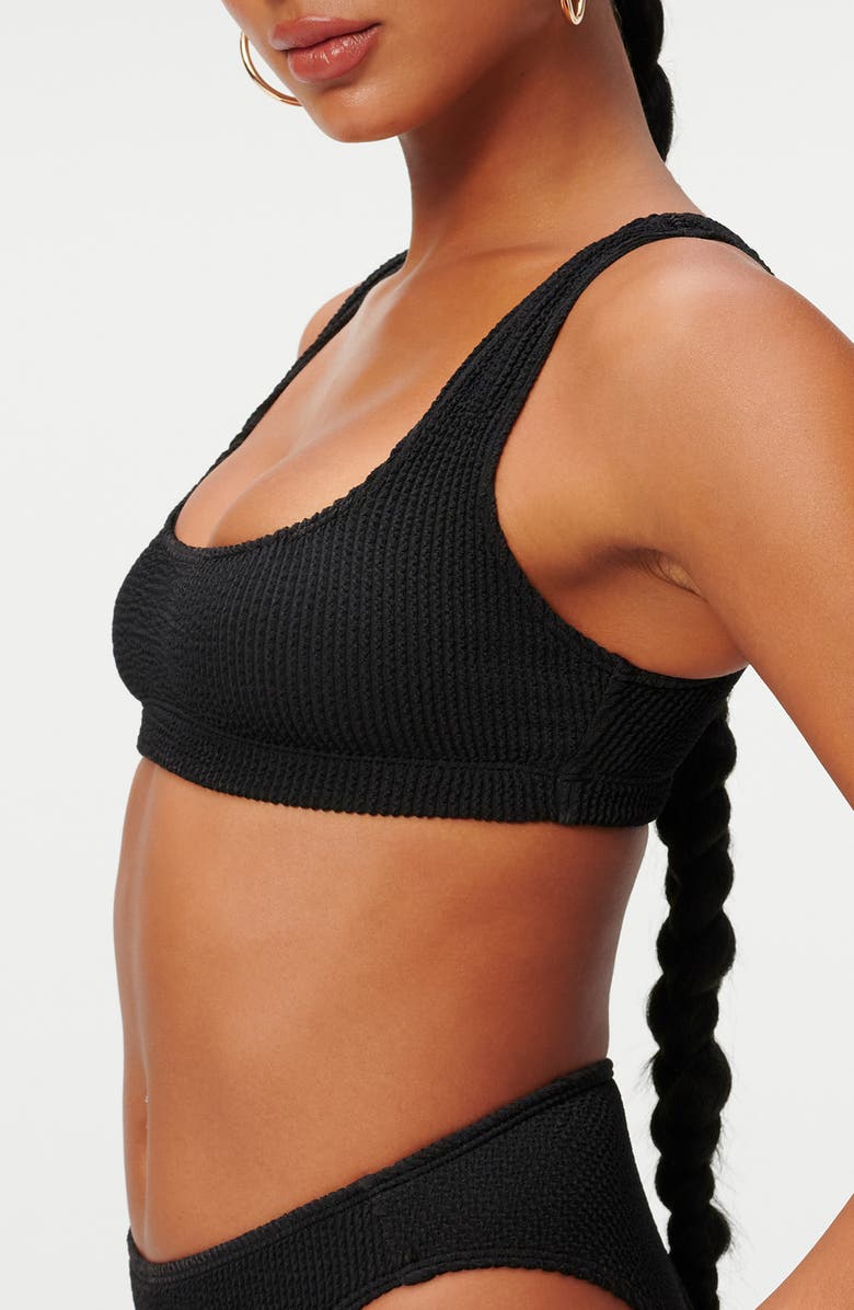 Good American Always Fits Scoop Neck Bikini Top, Alternate, color, 
