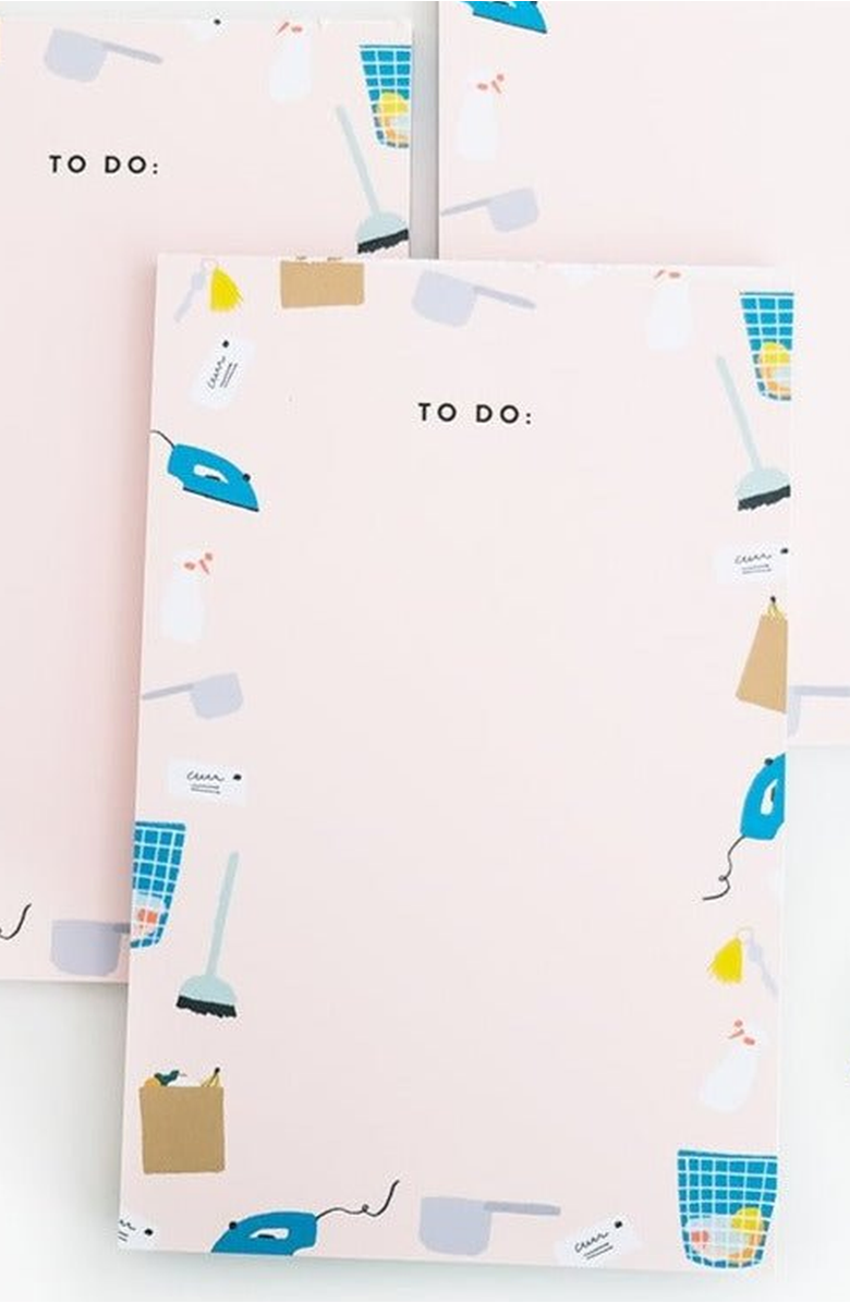 Joy Paper Co. To Do List Notepad, Alternate, color, Light Peach/Blush Pink