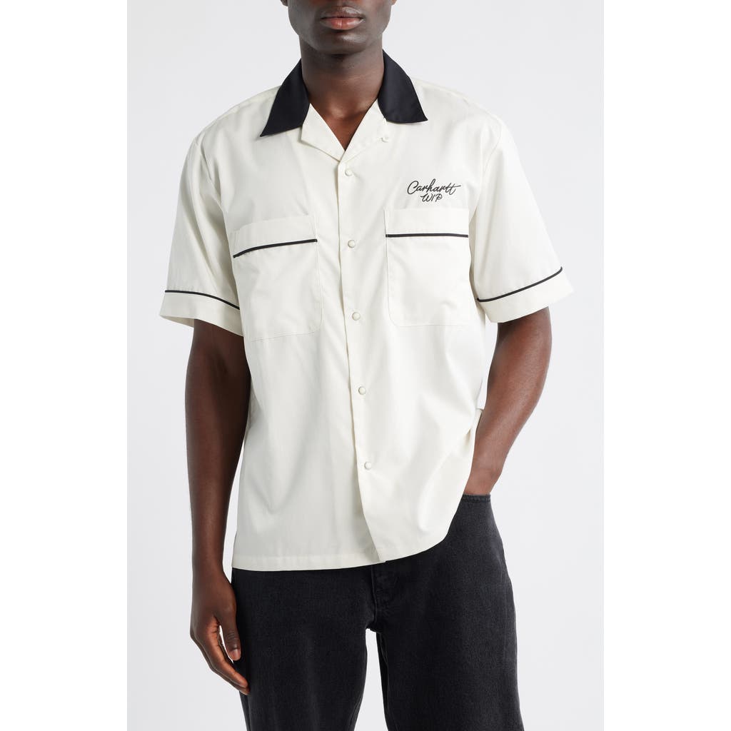 Carhartt Work In Progress Bowling Shirt in Wax /Black  product