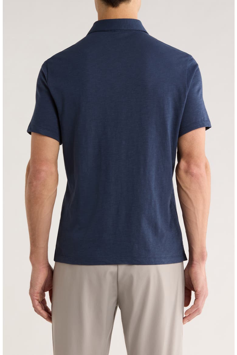 Brightwood Slub Cotton Polo, Alternate, color, BLUE NIGHT