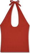 VIR VITA Pauline Pointelle Halter Top