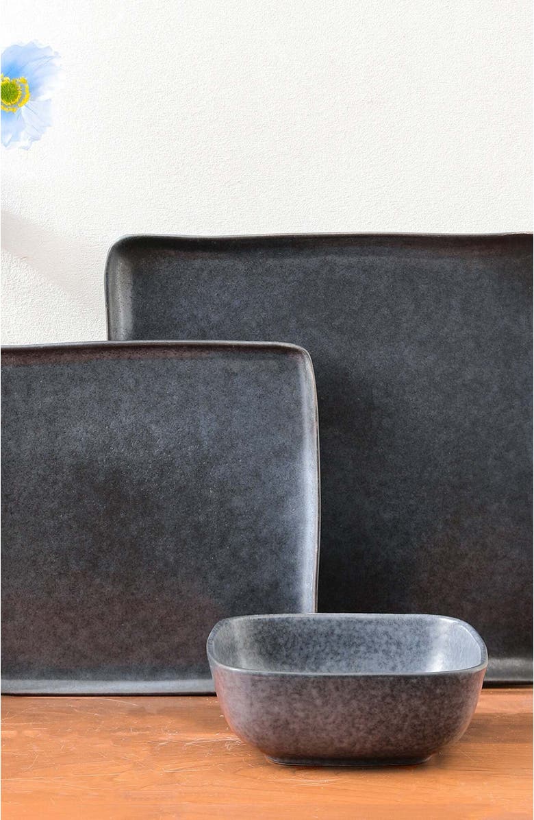 Stone Lain Jonny Stoneware 12-Piece Dinnerware Set, Alternate, color, 