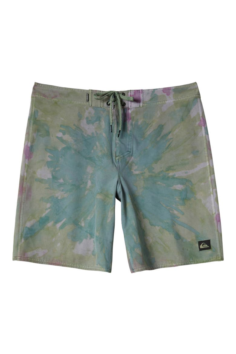 Surfsilk Straight Tie Dye Board Shorts, Alternate, color, SEASPRAY BEACH CLUB CASUAL