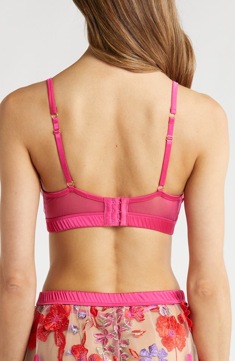 KILO BRAVA Floral Embroidered Bralette, Alternate, color, 