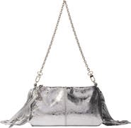 maje Miss M leather clutch bag