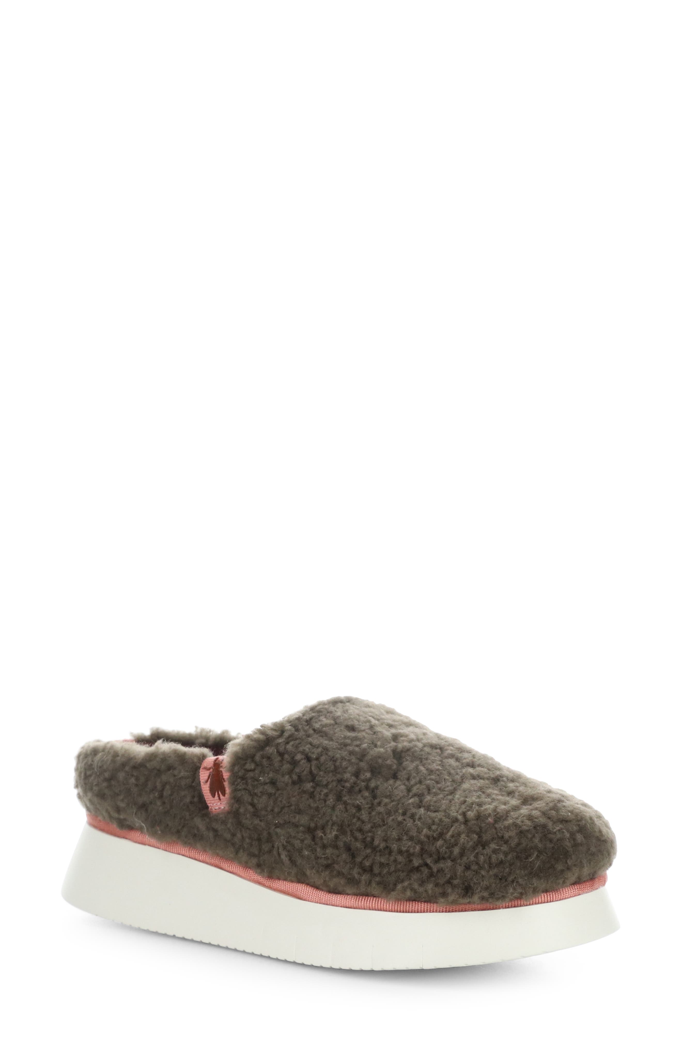 Cafe Mule, Main, color, 004 BROWN/ ROSE WOOL