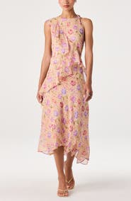 ASTR the Label Angel Ruffle Midi Dress