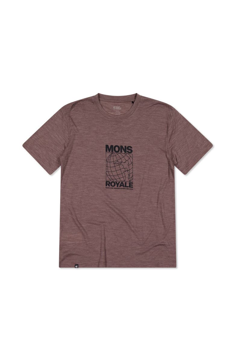 Mons Royale Zephyr Merino Cool T-Shirt - Men's, Alternate, color, Chestnut