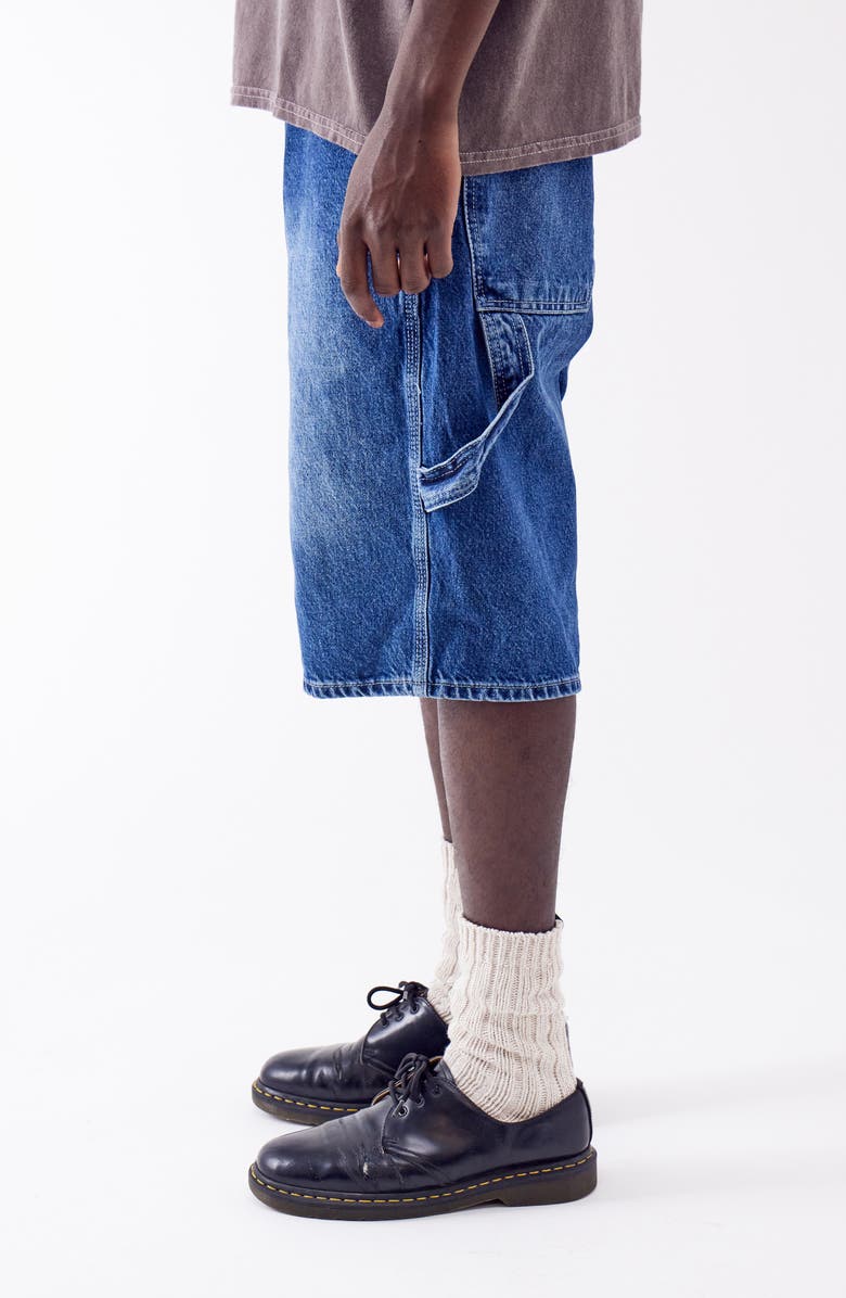 BDG Urban Outfitters Carpenter Long Denim Shorts, Alternate, color, 