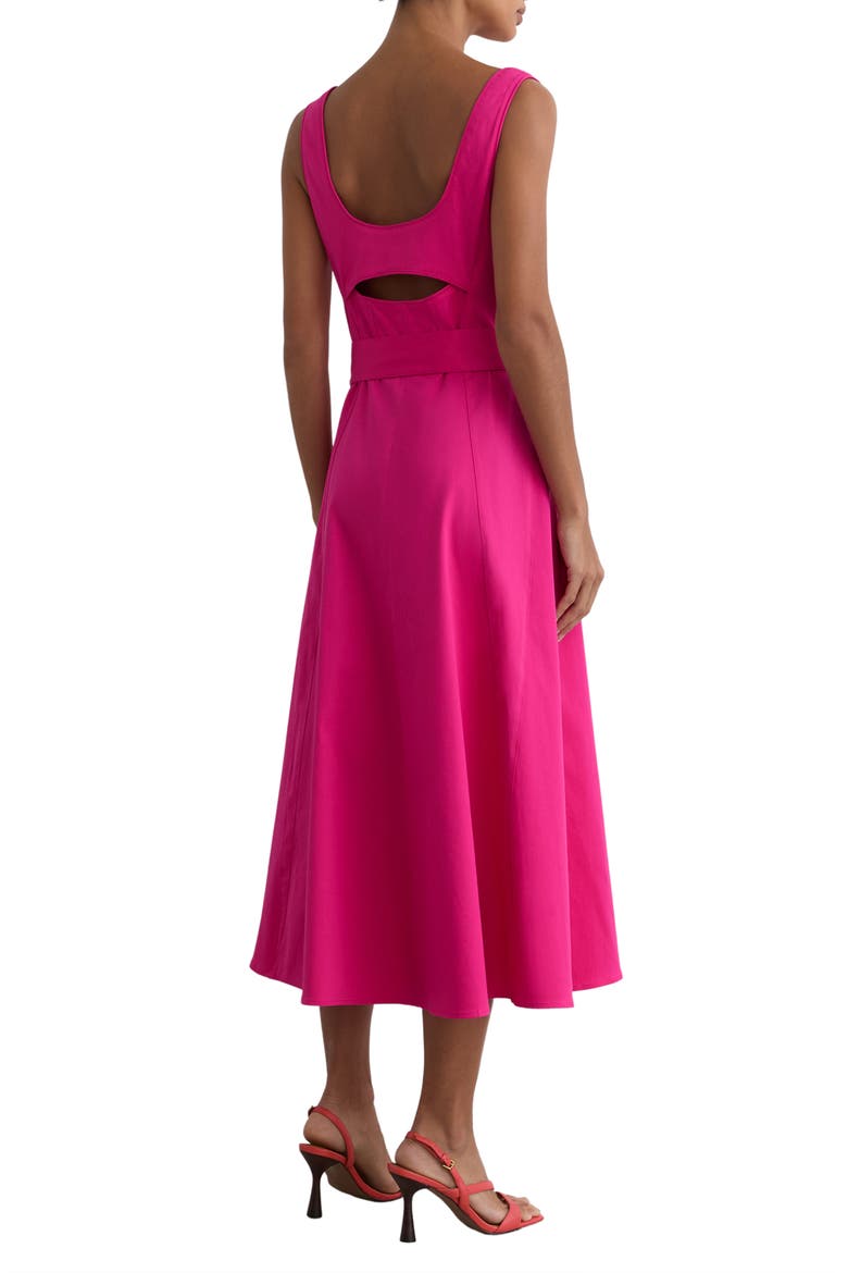 Irina Stretch Cotton Dress, Alternate, color, PINK