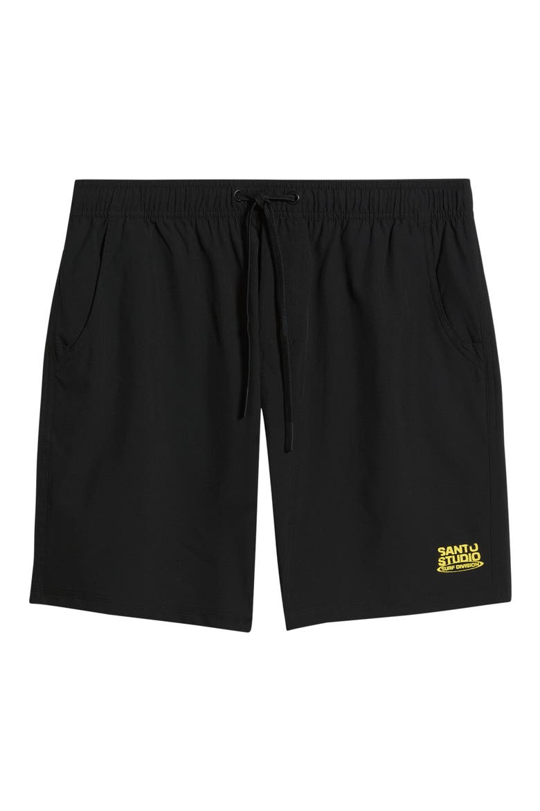 Surf Division Tech Shorts, Alternate, color, BLACK