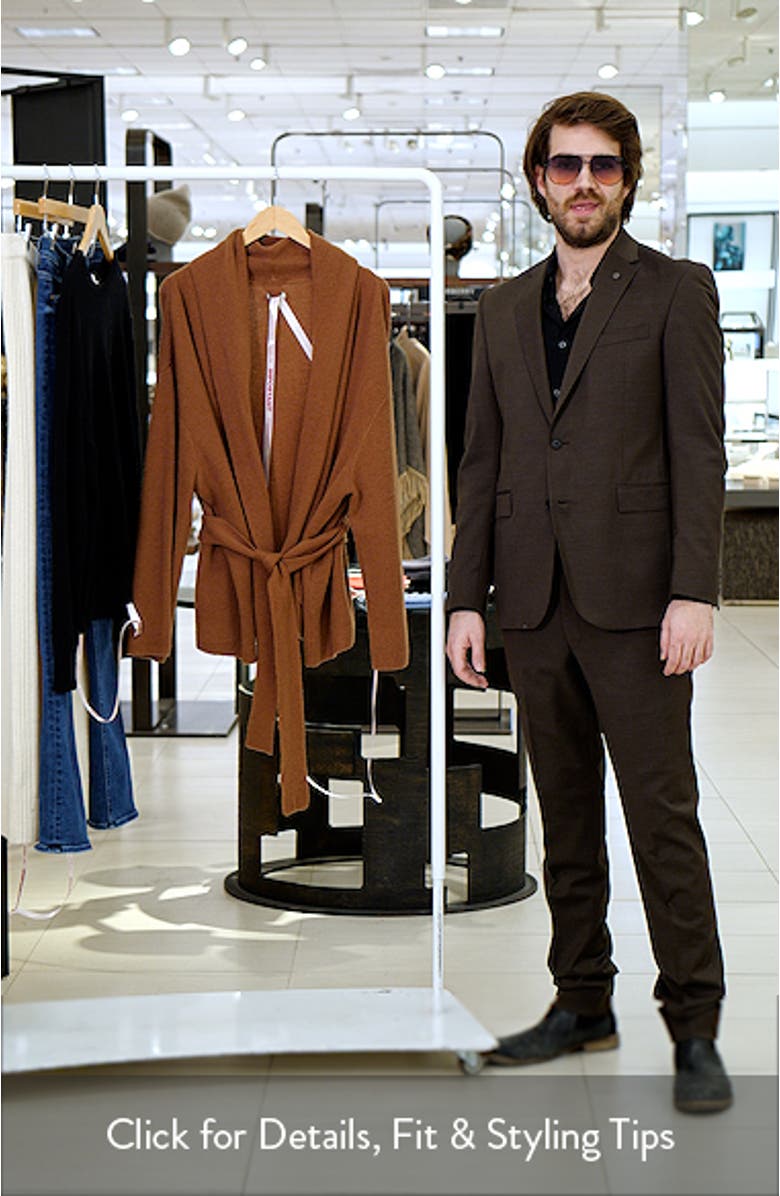 Madison Wool Drape Cardigan, sales video thumbnail