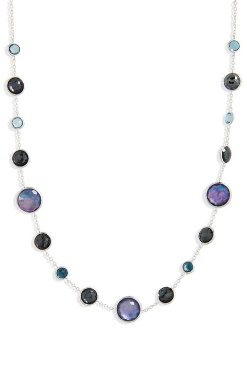 Semiprecious Stone Collar Necklace