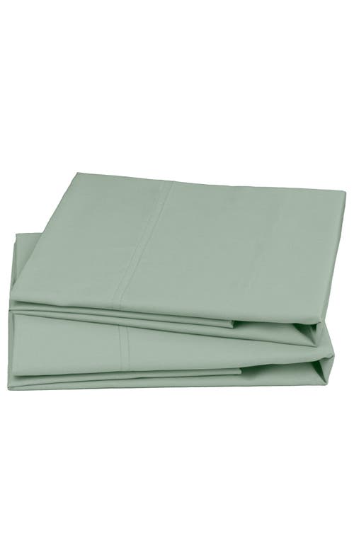 California Design Den Set Of 2 Pillowcases In Green