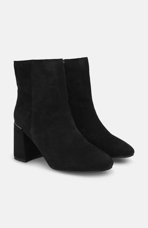 Low Boot Wide Heel