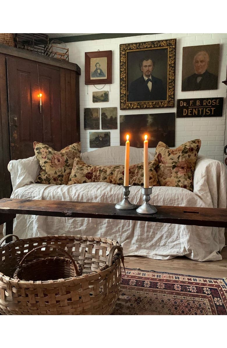 Twenty Third by Deanne Amelie Tapestry Pillow, Alternate, color, Beige