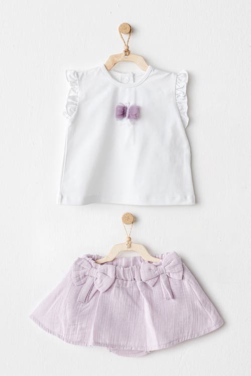 Andy Wawa Magical Butterfly Skirt Set In Lilac