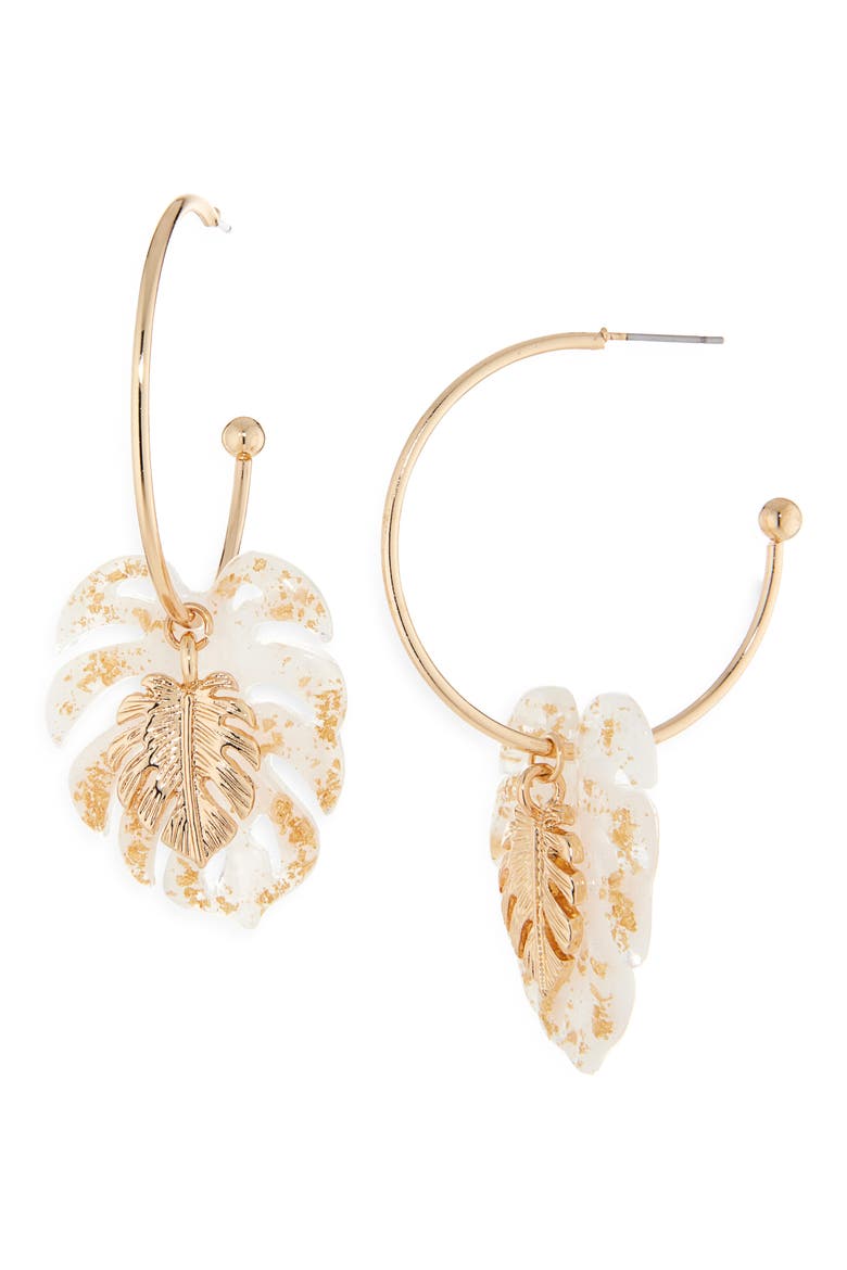 Star Burst Drop Earrings, Main, color, WHITE