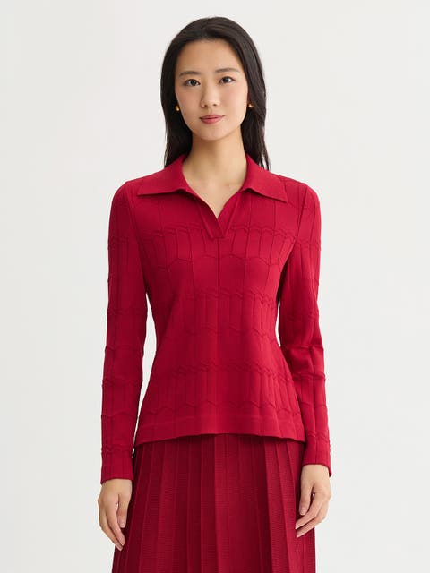 Textured Soft Knit Top