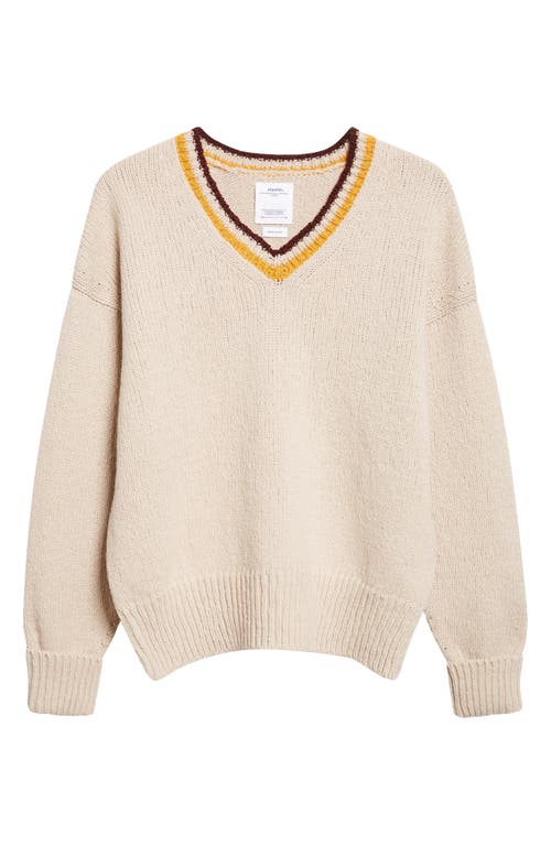 Visvim College Wool And Cashmere Sweater In Neutral
