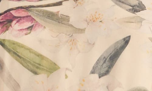 AROSE STUDIO AROSE STUDIO DANNA FLORAL PRINT HALTER MINIDRESS
