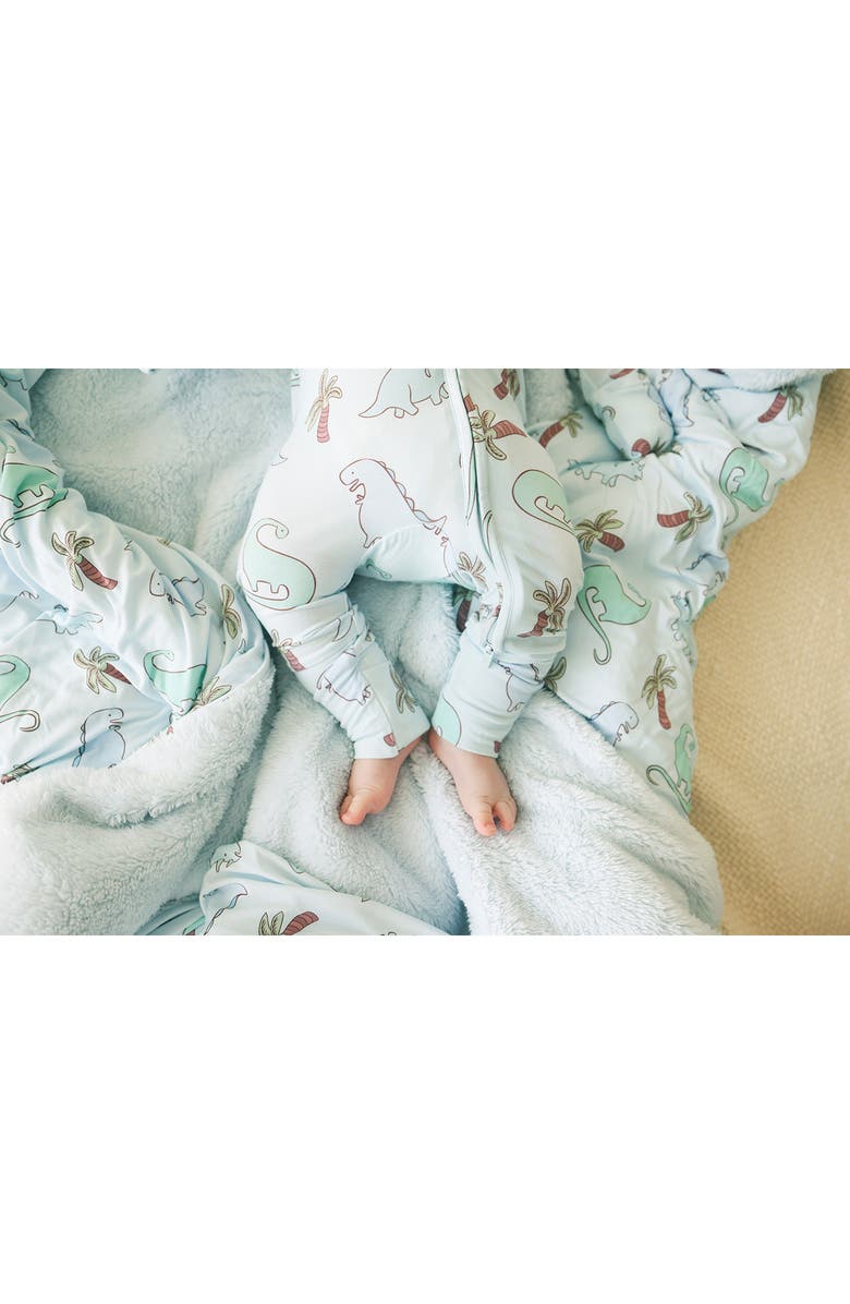 Posh Peanut Eric Convertible Zip Footie, Alternate, color, Blue