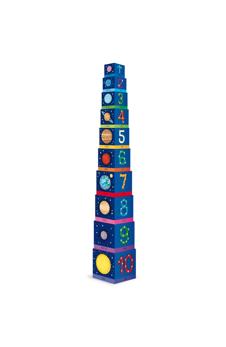 Sassi Edublocks Space 10 Stacking Cubes, Alternate, color, Multicolored