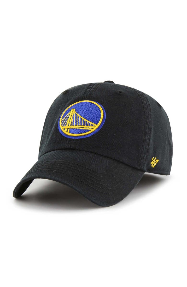 '47 Men's '47 Black Golden State Warriors Classic Franchise Fitted Hat, Alternate, color, Black