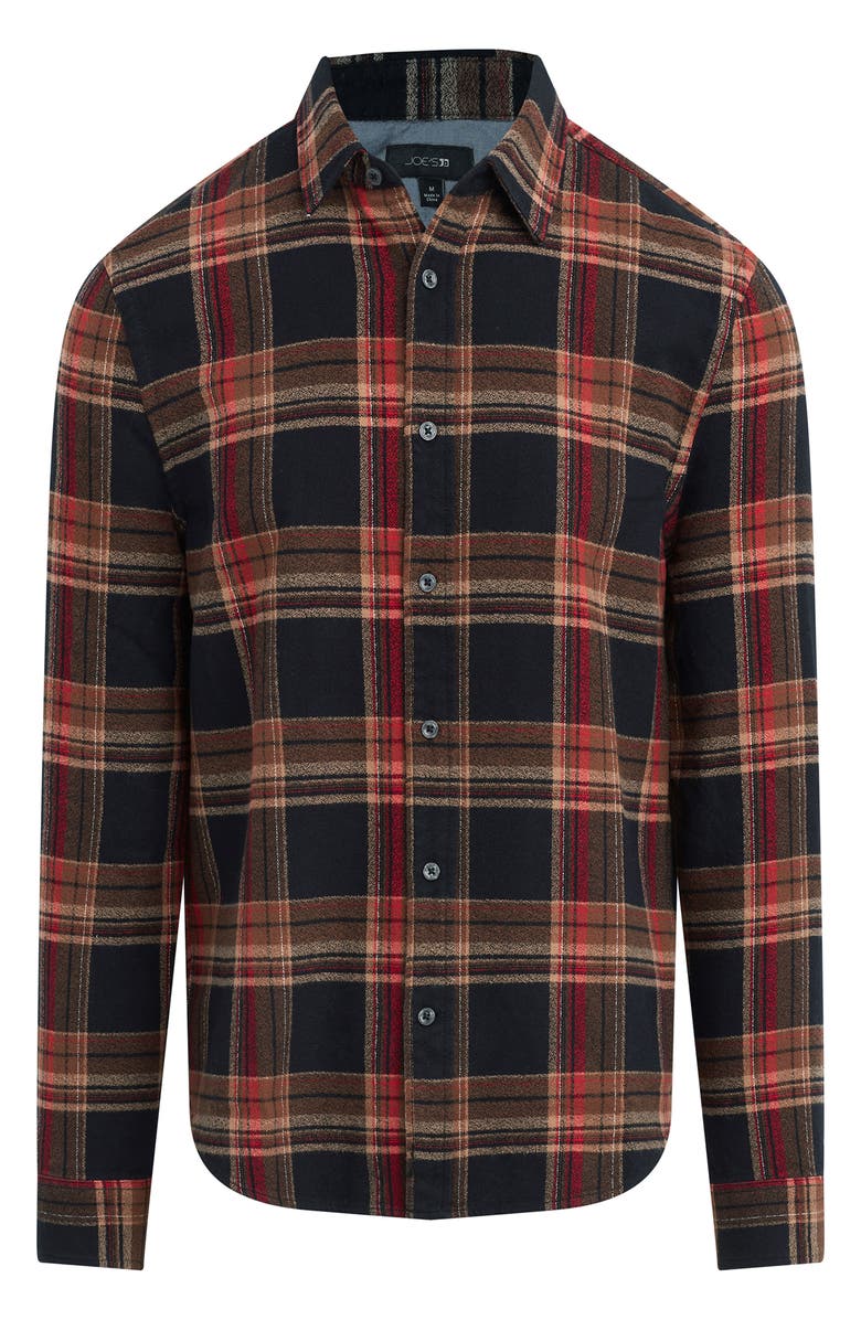 Joe's Harris Plaid Cotton Bouclé Flannel Button-Up Shirt, Alternate, color, 