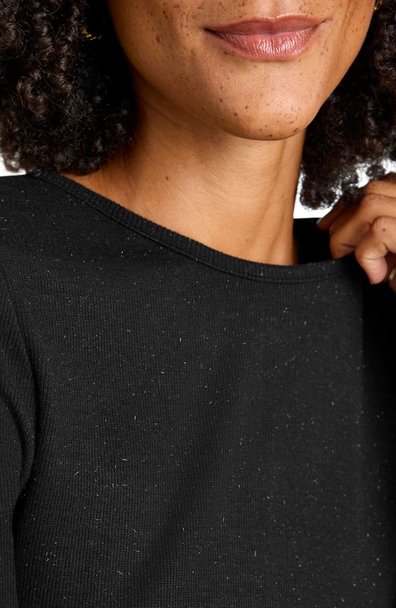 Splendid Isabella Shimmer Long Sleeve Maxi Dress, Alternate, color, 