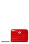 Small Kira Croc Texture Leather Zip Wallet